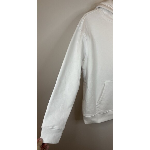 LIFE IS GOOD Women Cloud White Rainbow Heart Hoodie Large Sweatshirt Pullover - Picture 7 of 10